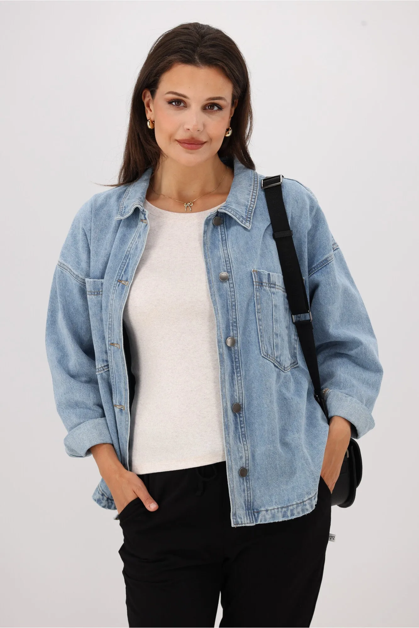 Shine On Essential Rib Long Sleeve Oat