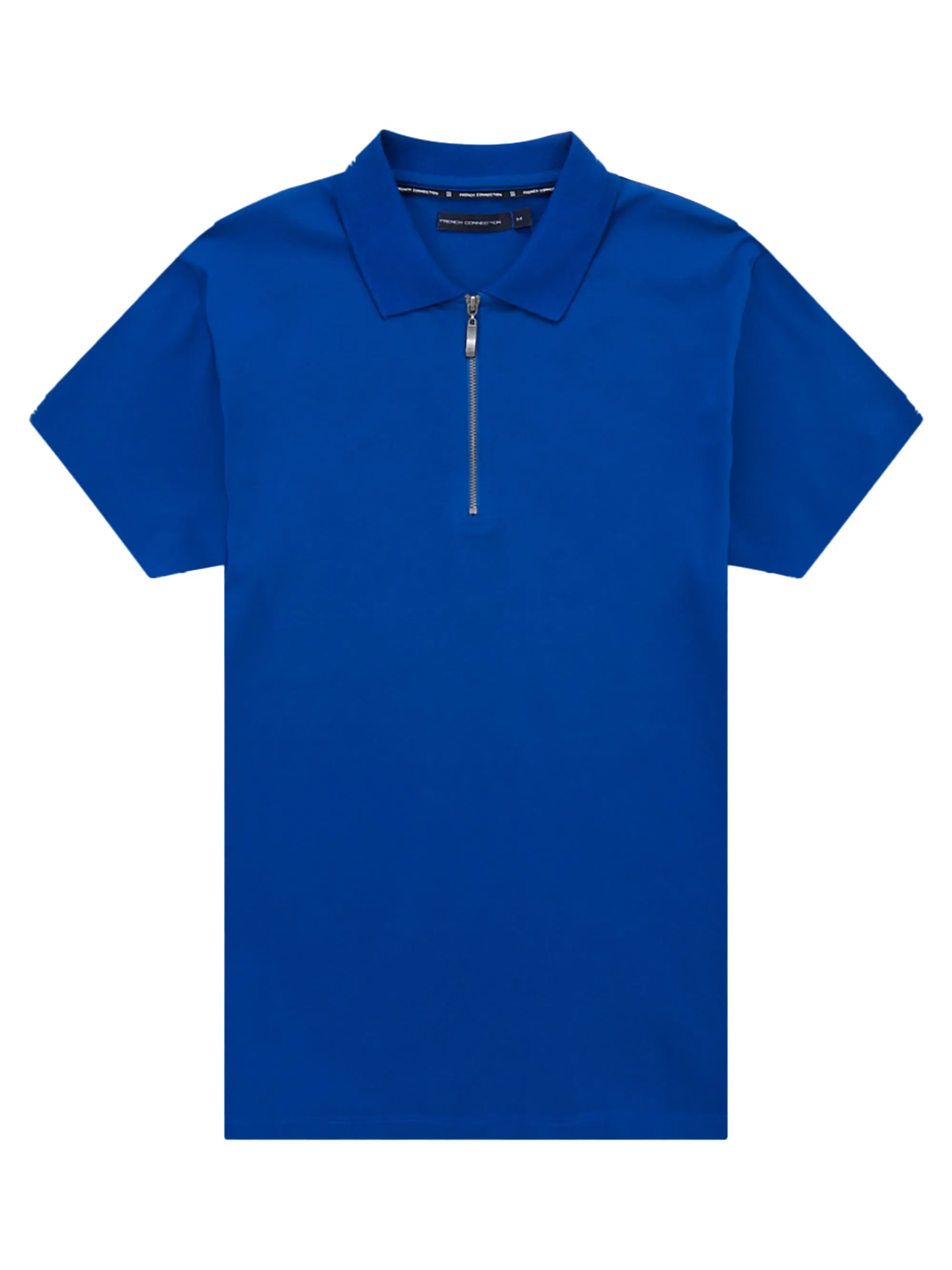 Short Sleeve Pique Zip Polo Shirt