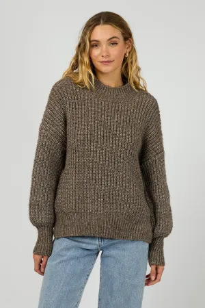Silent Theory Mari Knit Jumper Brown