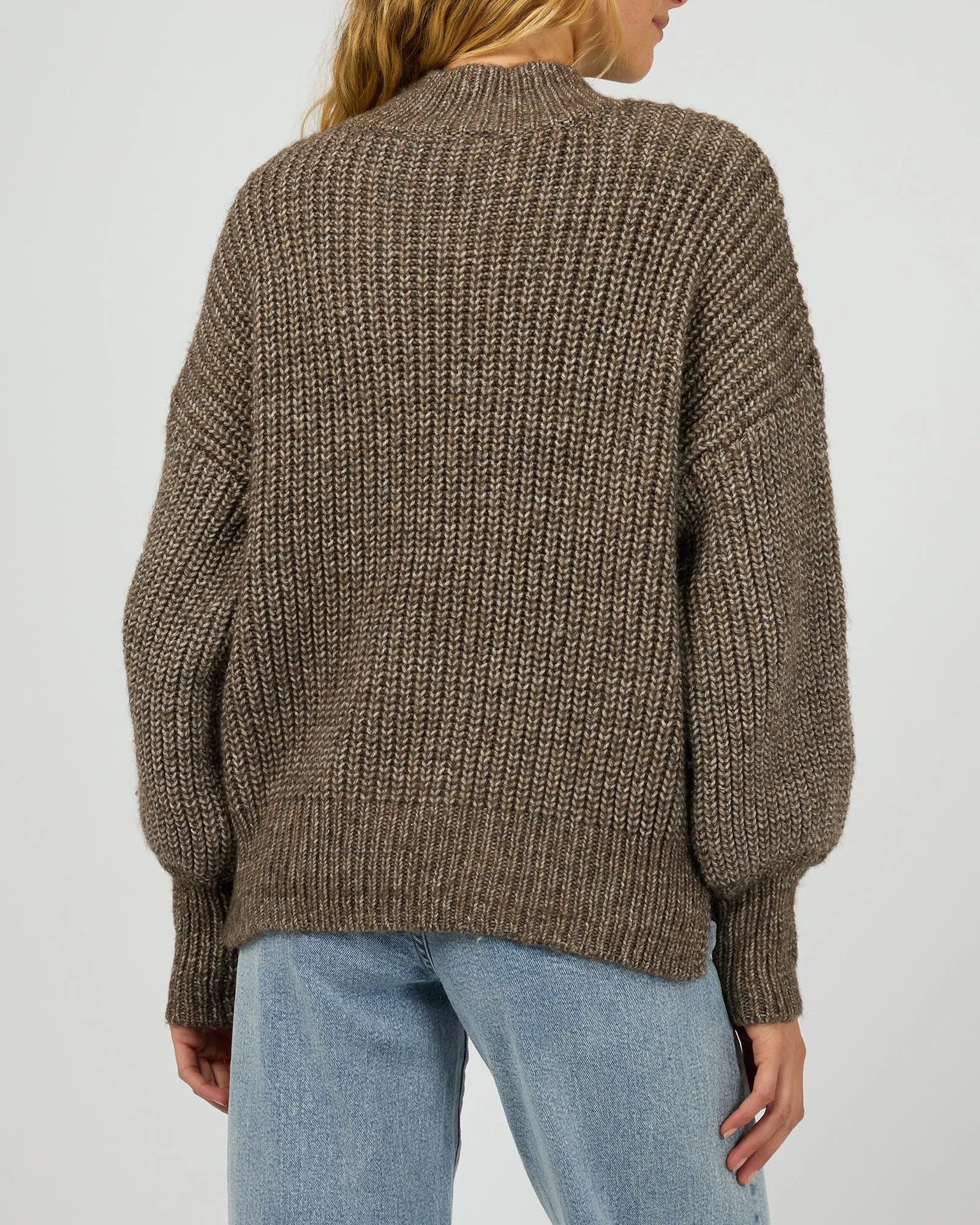 Silent Theory Mari Knit Jumper Brown