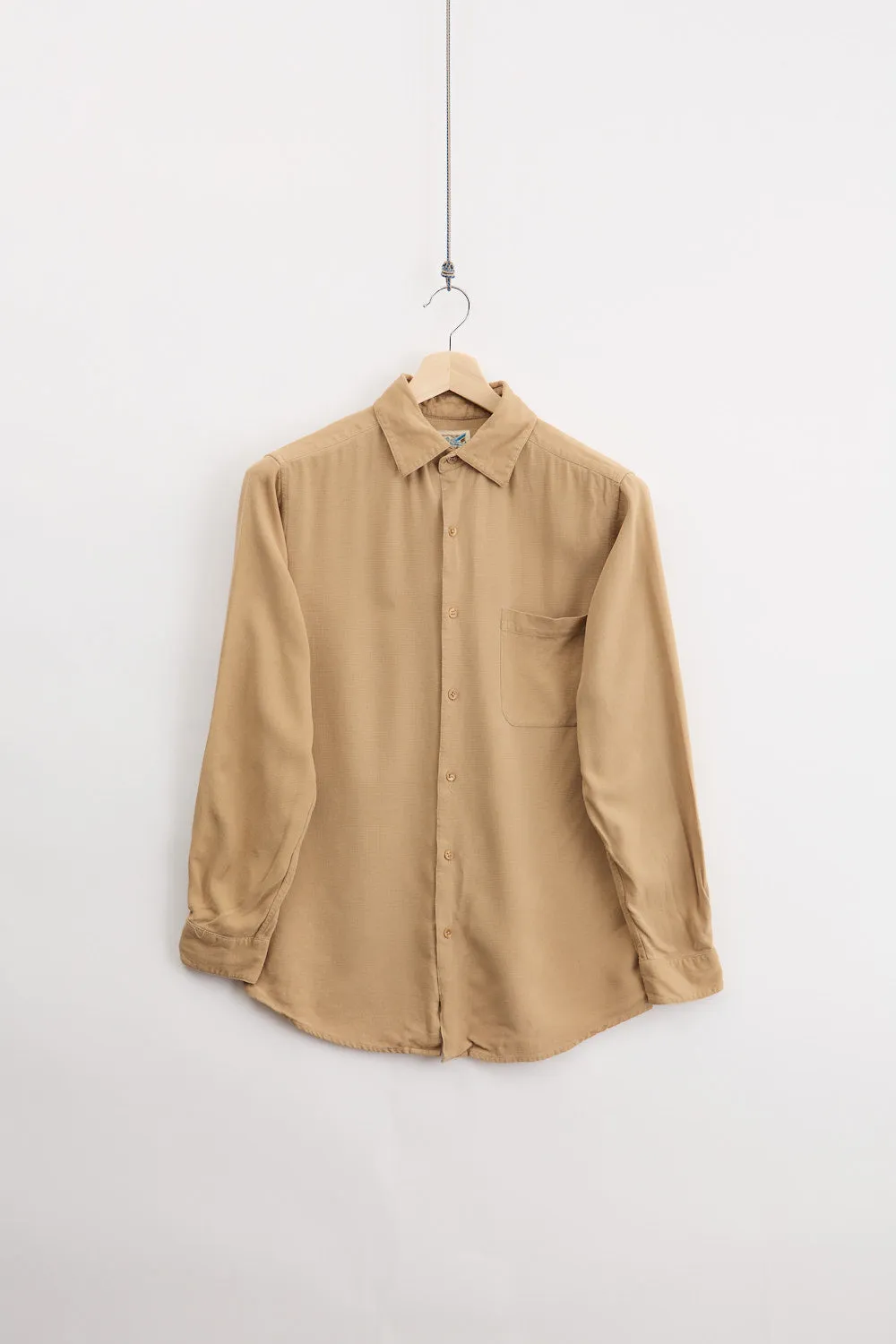 Silk textured shirt (S)