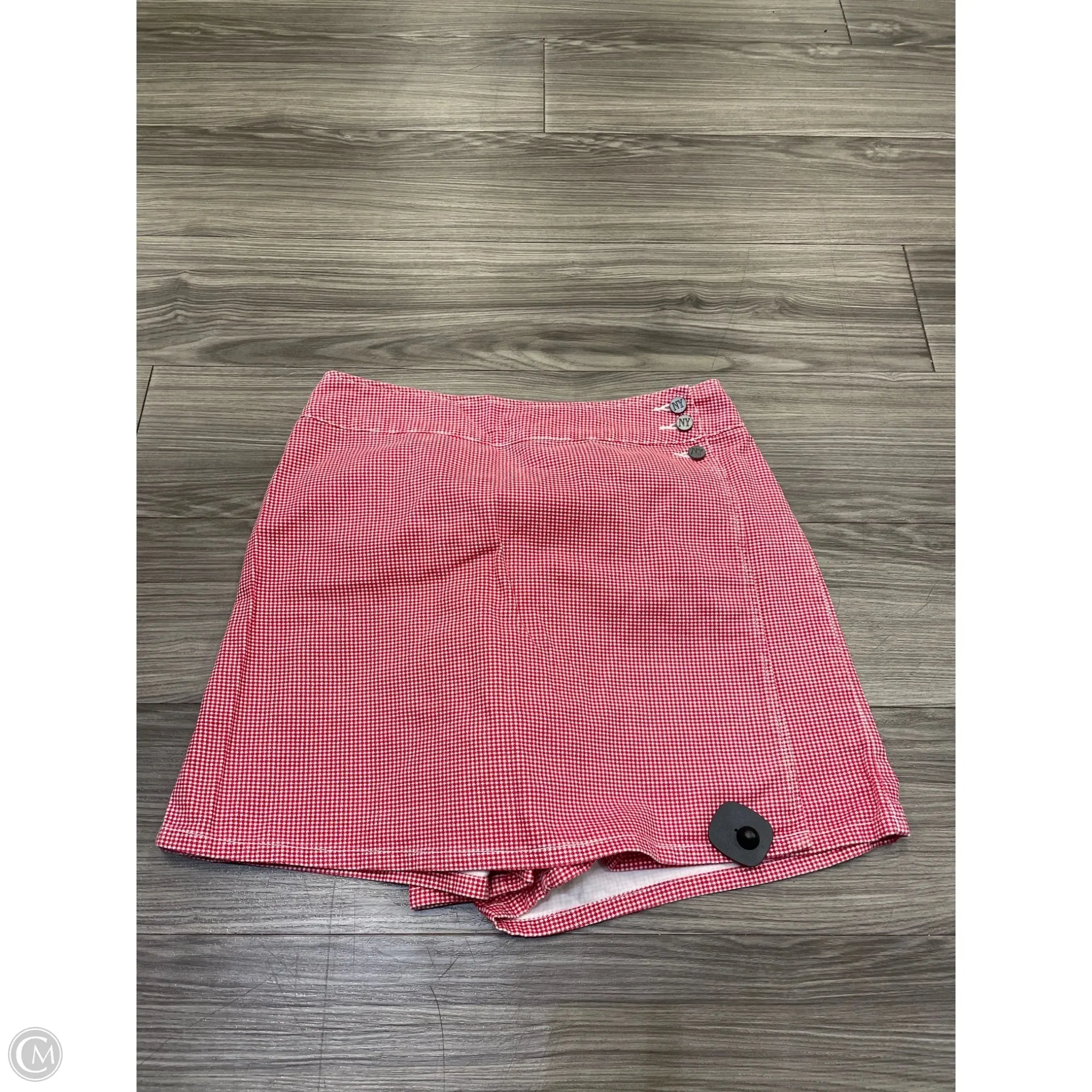 Skort By Clothes Mentor In Red, Size: 16
