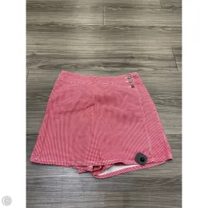 Skort By Clothes Mentor In Red, Size: 16