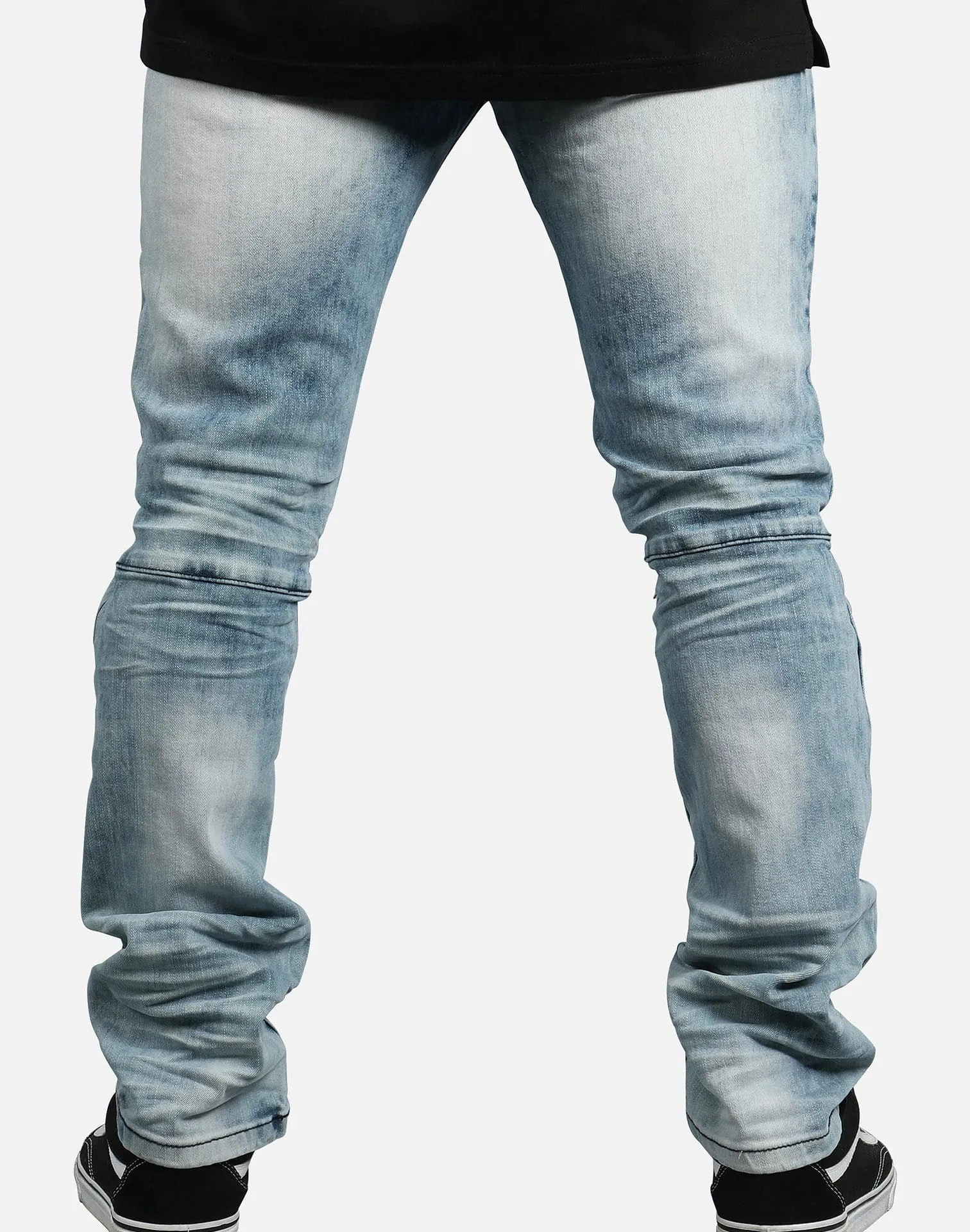 Smoke Rise BASIC KNEE RIP JEANS