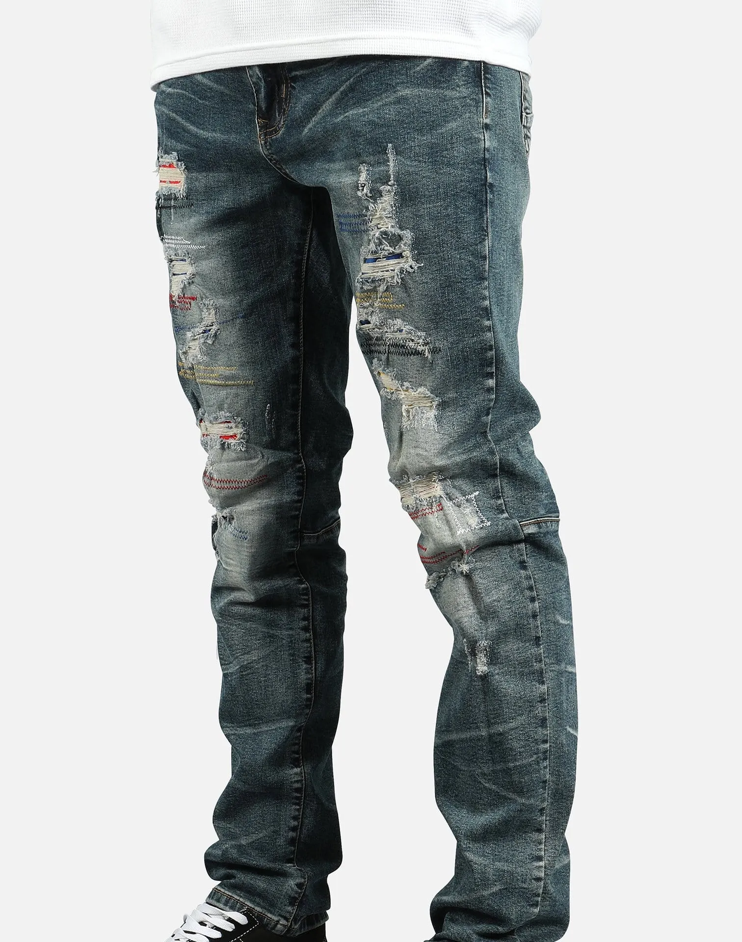 Smoke Rise COLOR STITCH JEANS