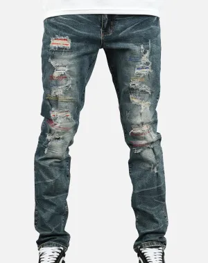 Smoke Rise COLOR STITCH JEANS