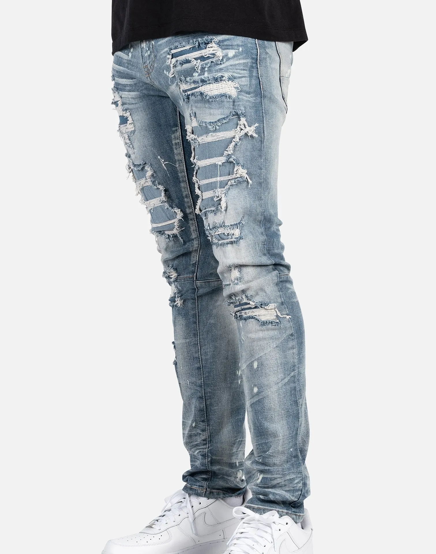 Smoke Rise Distressed Denim Jeans