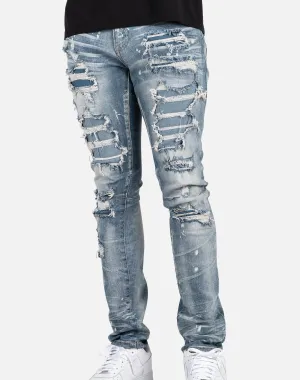 Smoke Rise Distressed Denim Jeans