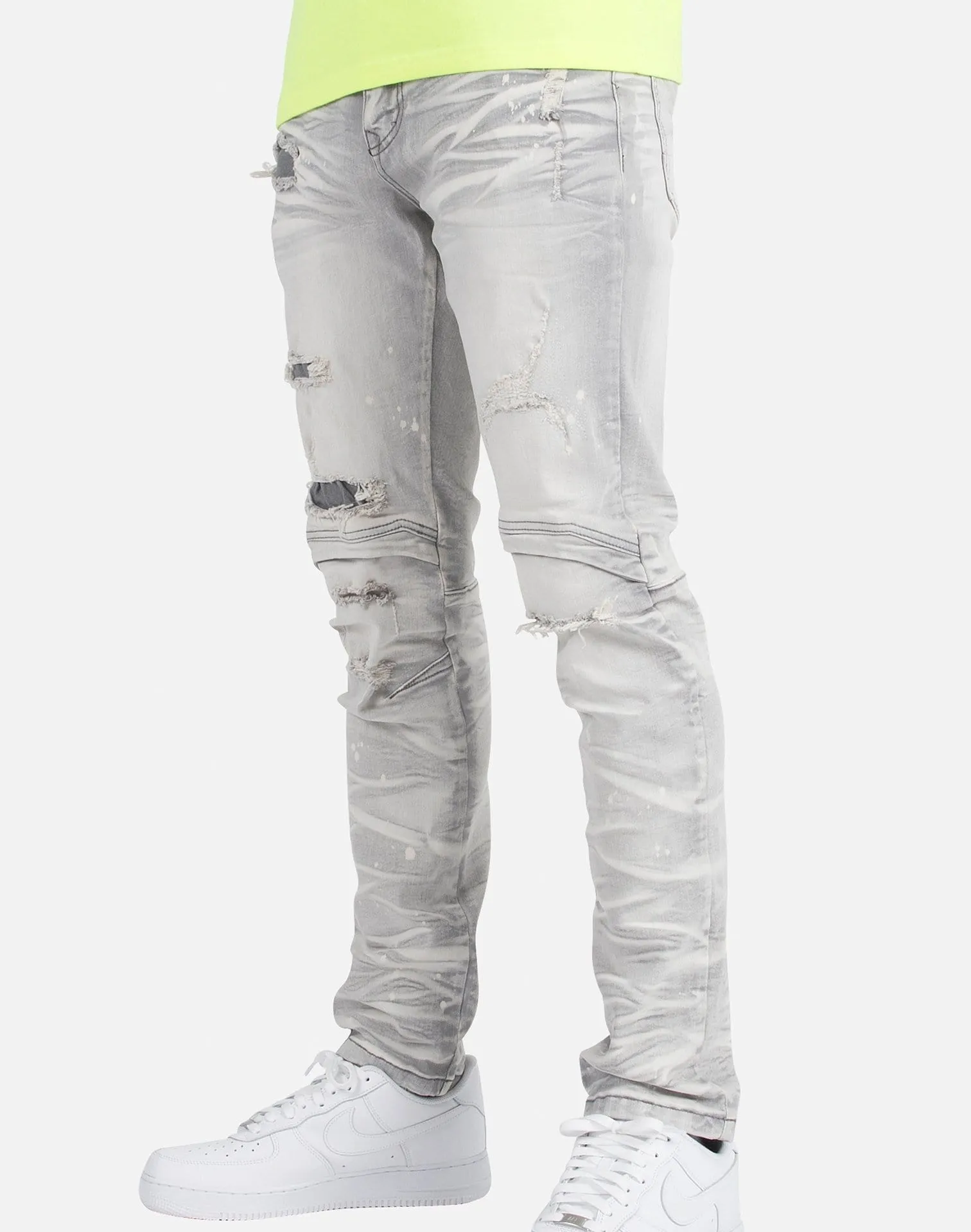 Smoke Rise DISTRESSED KNEE DETAIL JEANS