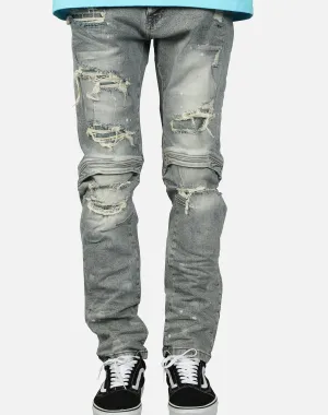 Smoke Rise DISTRESSED KNEE DETAIL JEANS