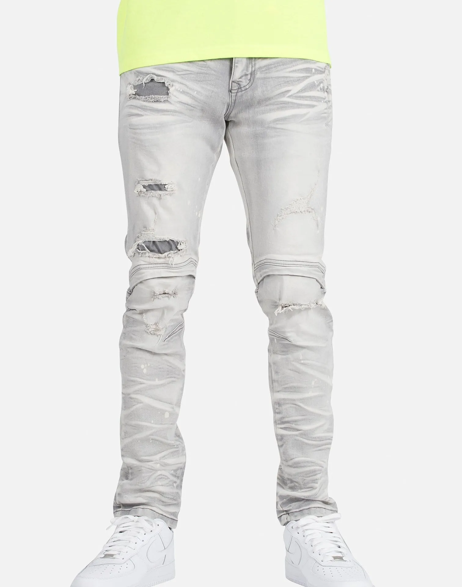 Smoke Rise DISTRESSED KNEE DETAIL JEANS