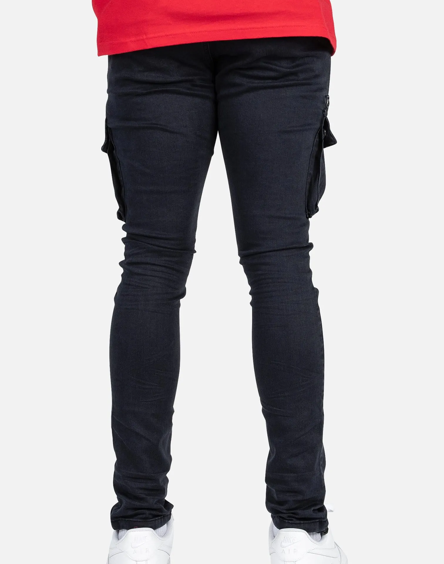 Smoke Rise DOUBLE POCKET CARGO JEANS