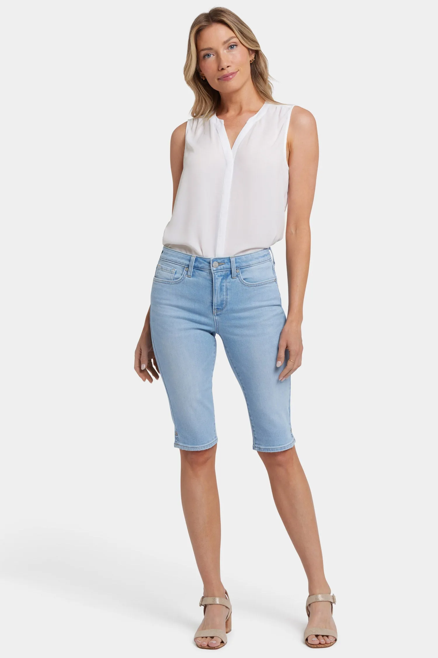 Sophie Bike Capri Jeans - Canary Beach