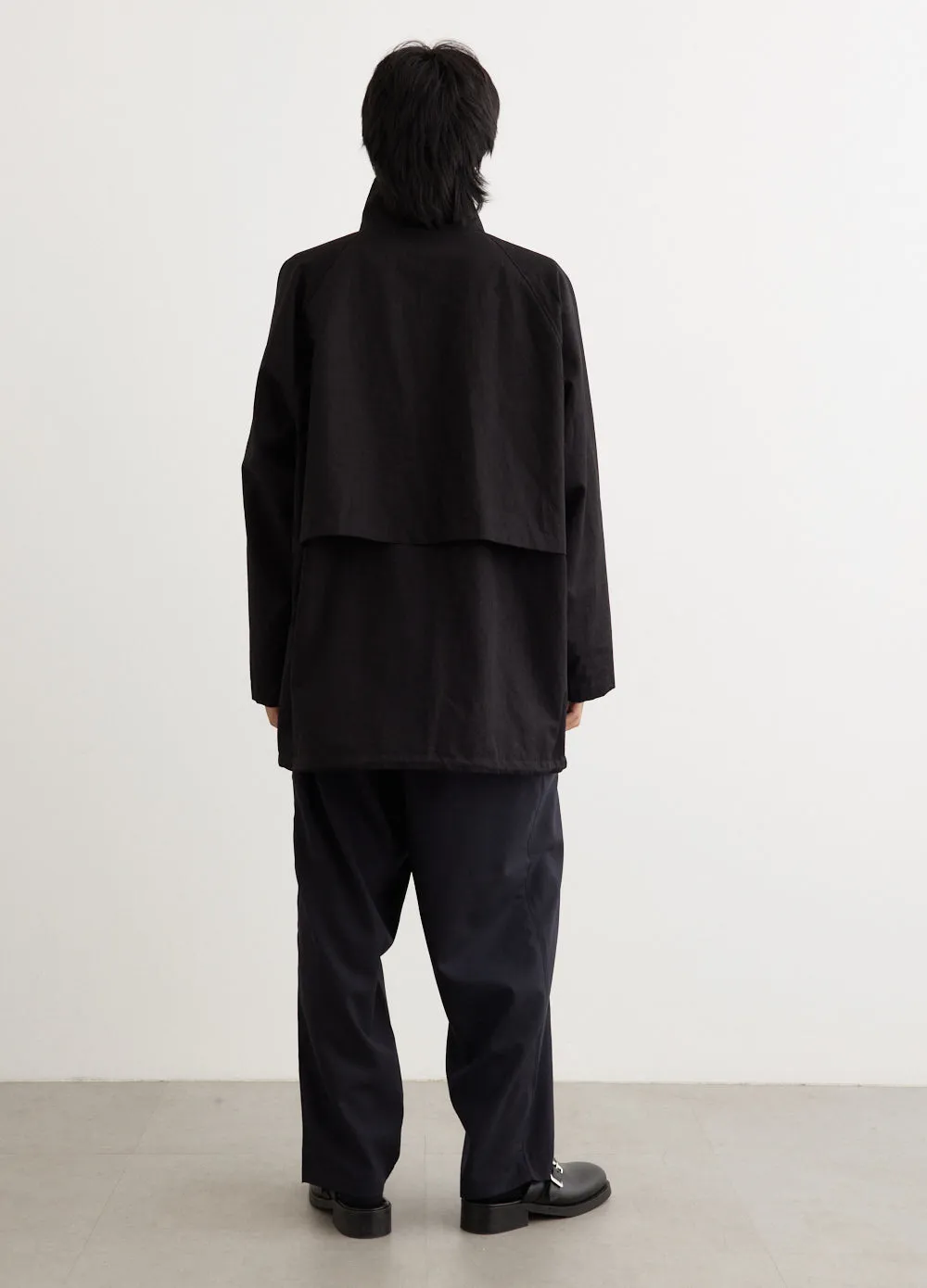 Stand Collar Half Coat