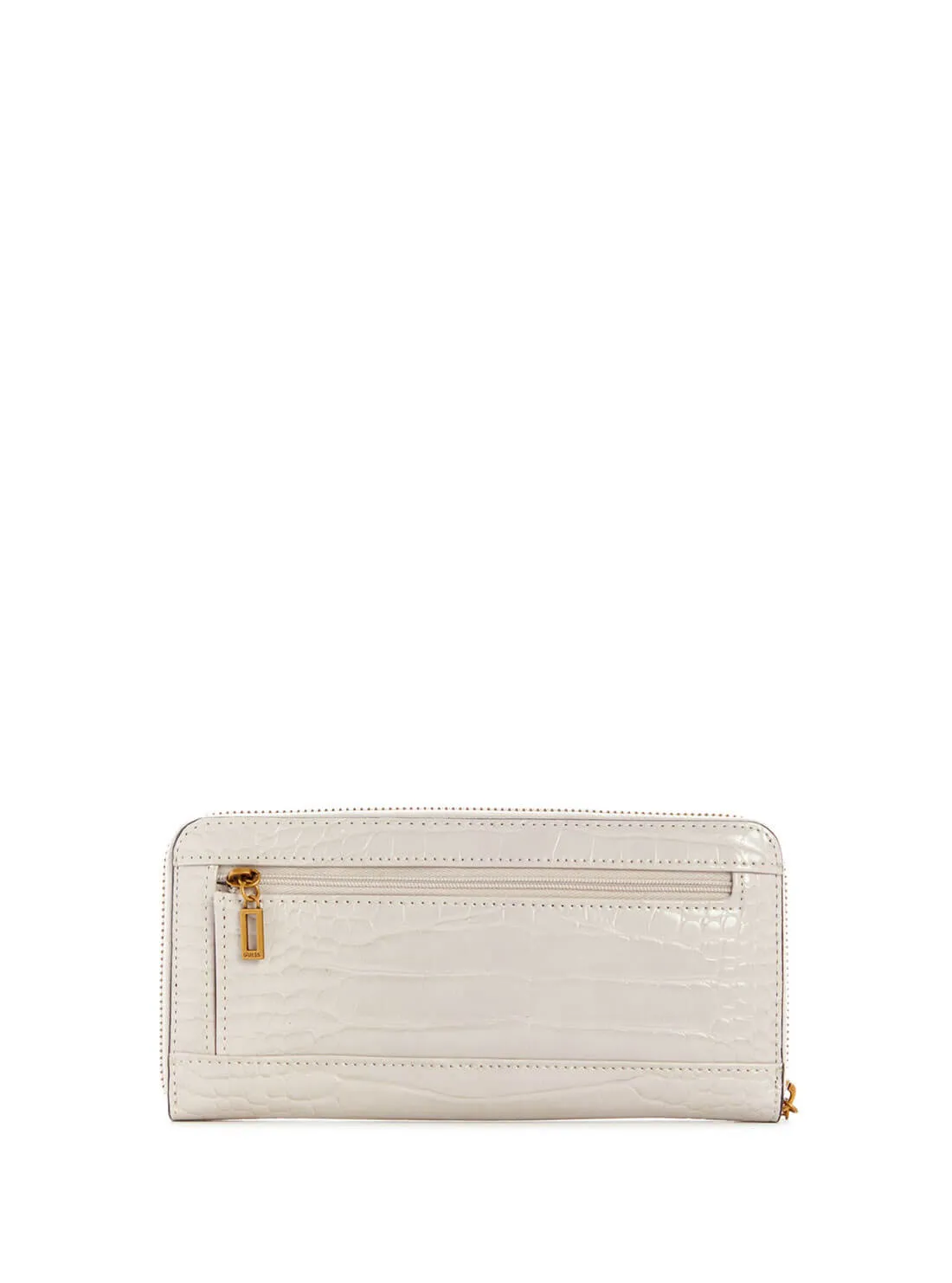 Stone White Hensely G Croc Large Wallet