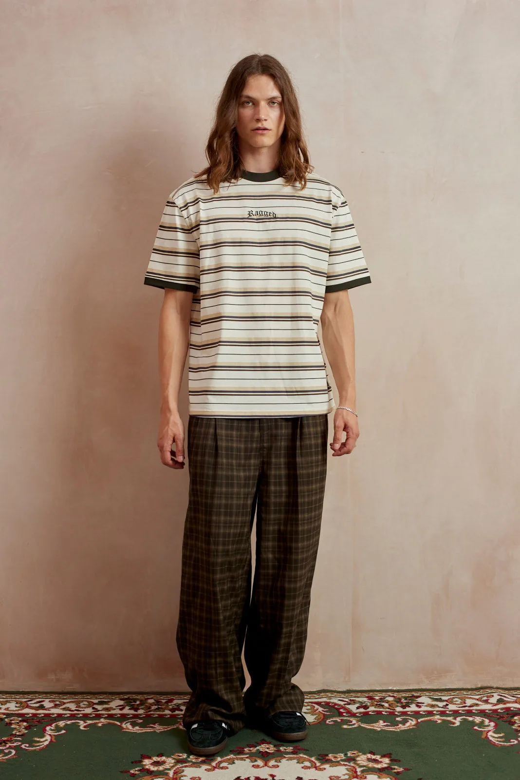 STRIPED RINGER TEE
