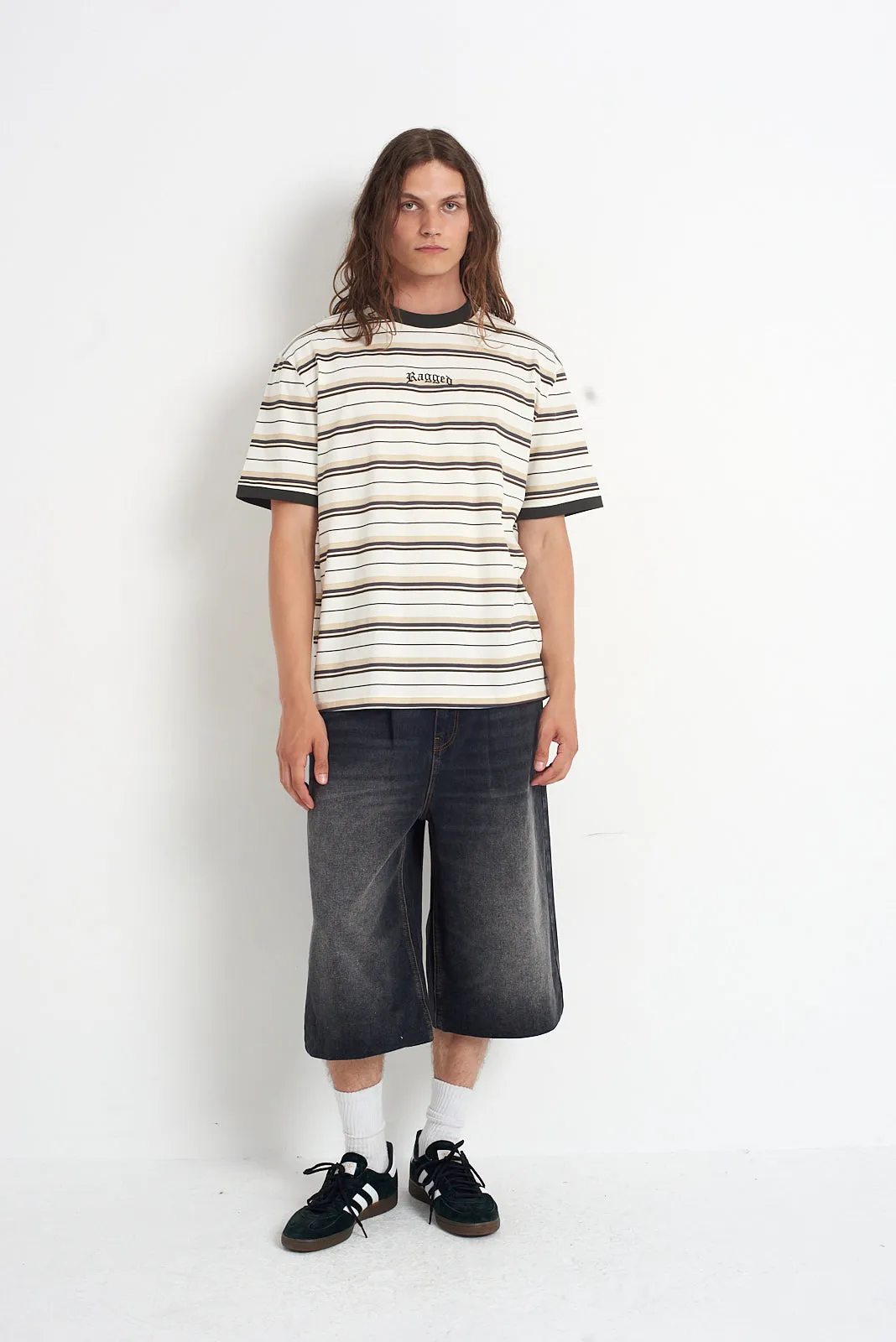 STRIPED RINGER TEE