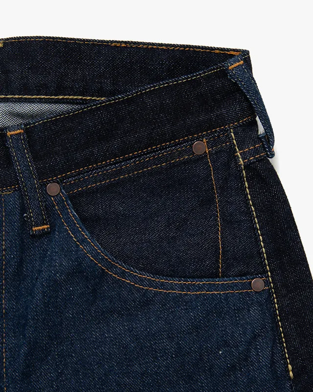 Studio D'Artisan D1902 'Trinity Denim' Regular Straight 15oz Selvedge Mens Jeans - Onewash
