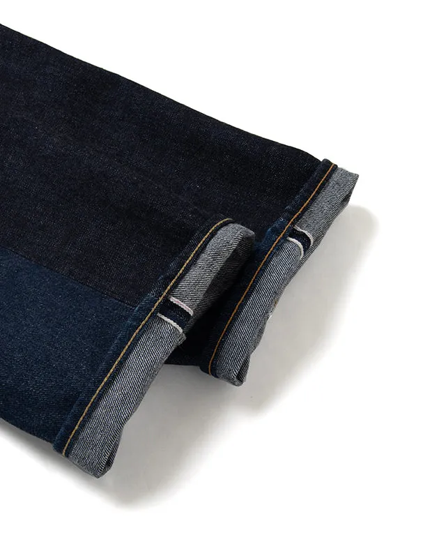 Studio D'Artisan D1902 'Trinity Denim' Regular Straight 15oz Selvedge Mens Jeans - Onewash