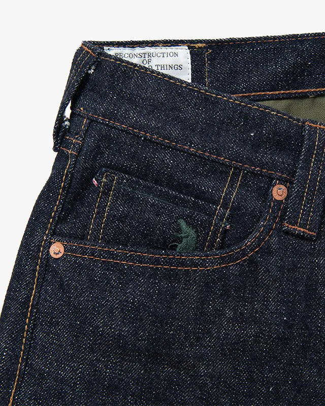 Studio D'Artisan GZ-012 'Godzilla Great Monster War' 18oz Selvedge Regular Straight Mens Jeans - Onewash