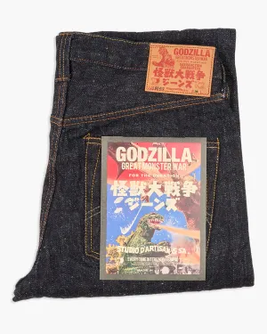 Studio D'Artisan GZ-012 'Godzilla Great Monster War' 18oz Selvedge Regular Straight Mens Jeans - Onewash