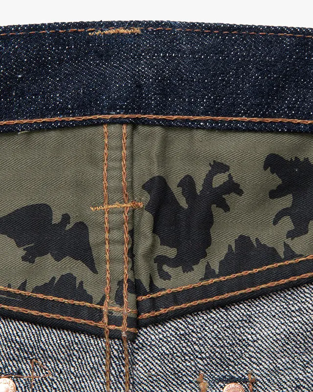 Studio D'Artisan GZ-012 'Godzilla Great Monster War' 18oz Selvedge Regular Straight Mens Jeans - Onewash