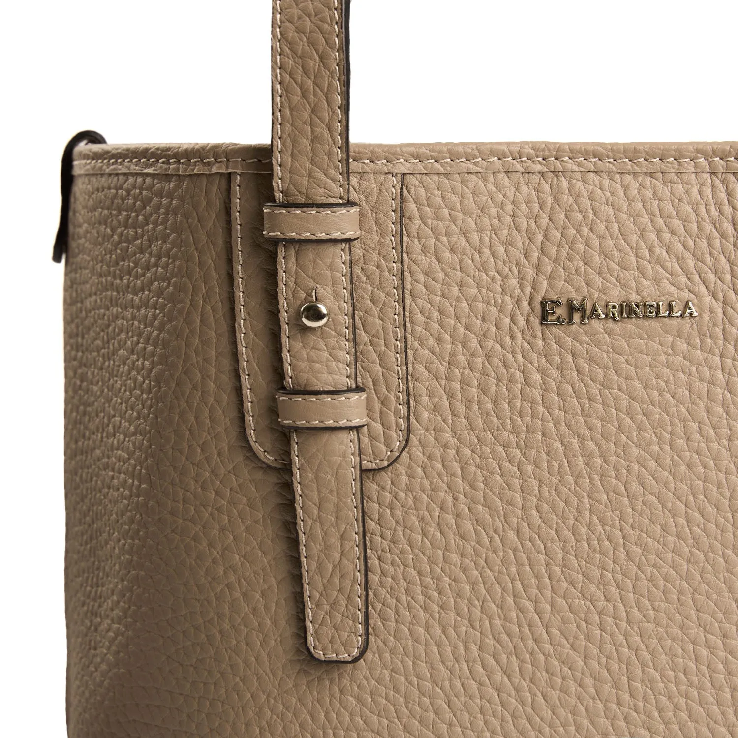 TAUPE MIDI TOTE BAG