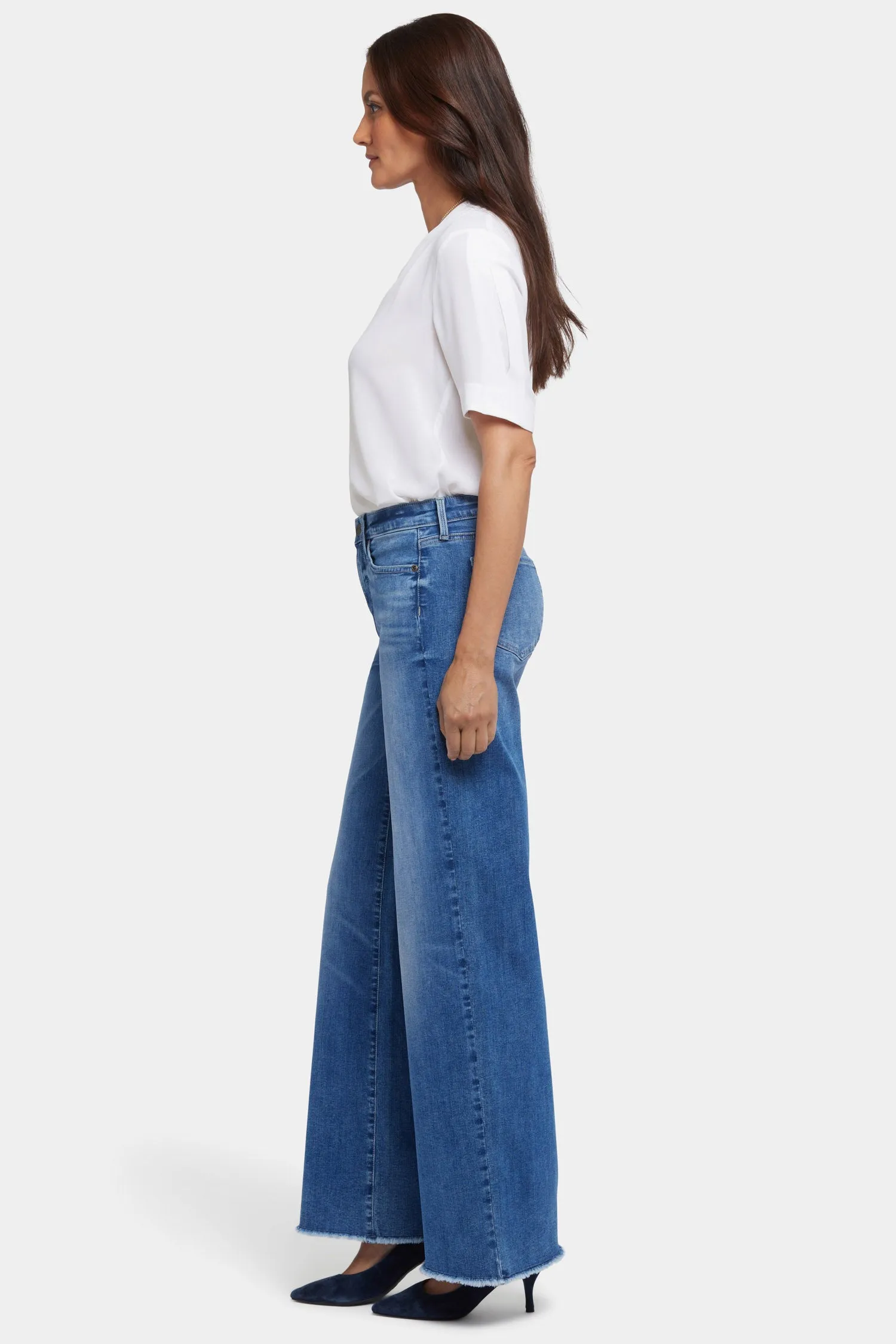 Teresa Wide Leg Jeans - Picasso Lake