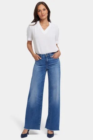 Teresa Wide Leg Jeans - Picasso Lake