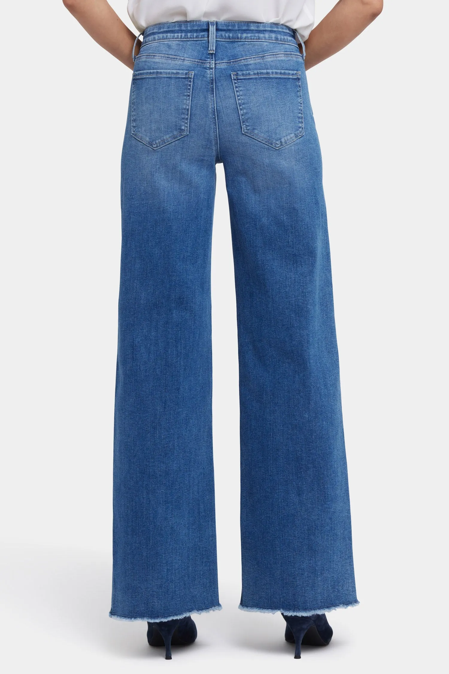 Teresa Wide Leg Jeans - Picasso Lake