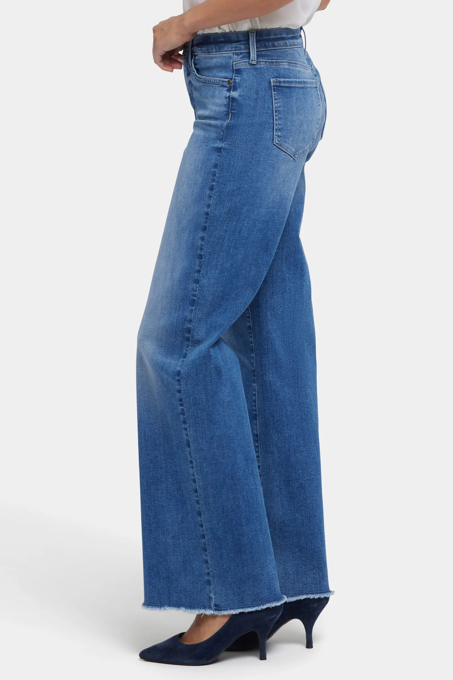 Teresa Wide Leg Jeans - Picasso Lake