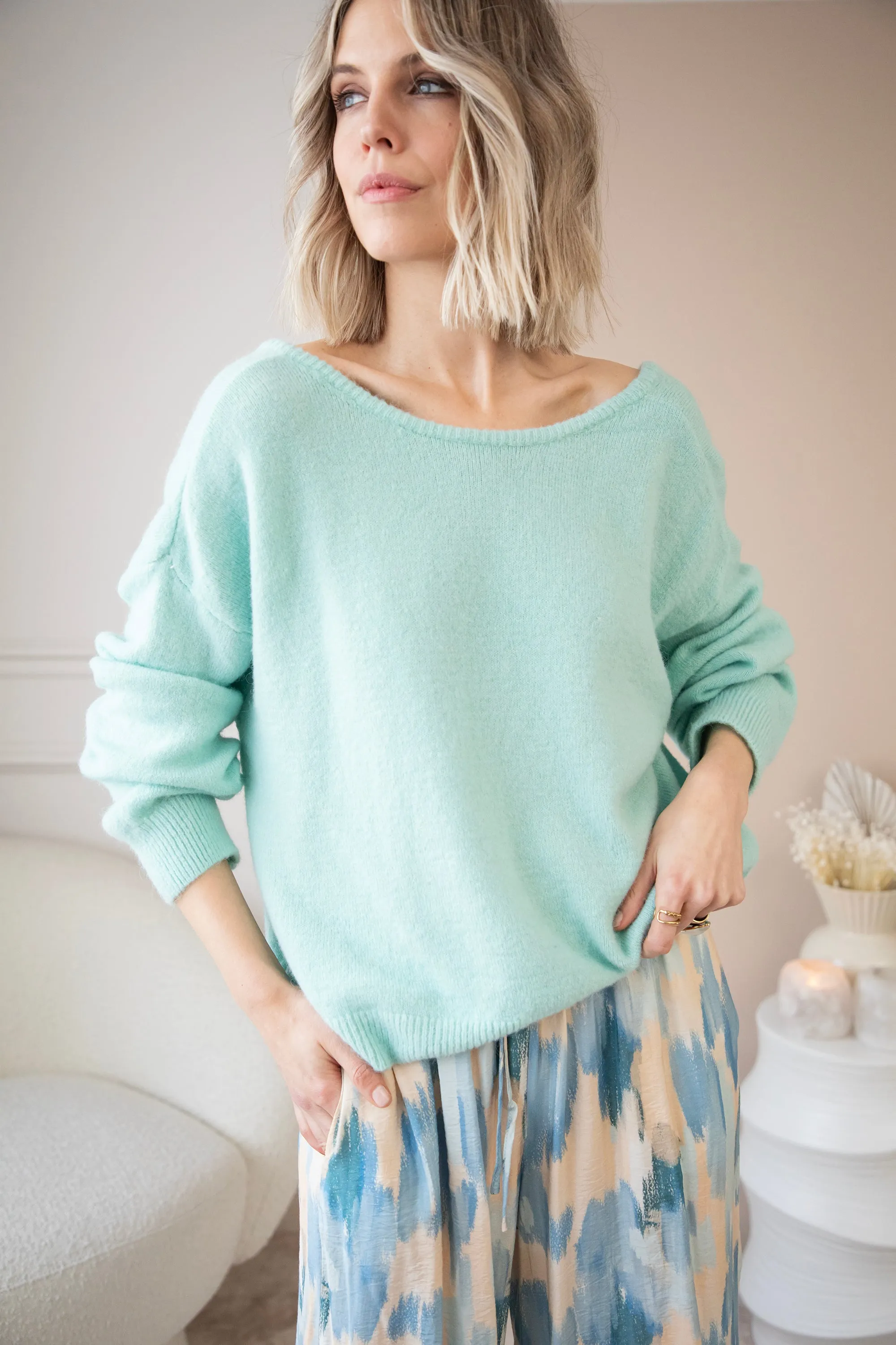 Tessa Vee Mint - Trui