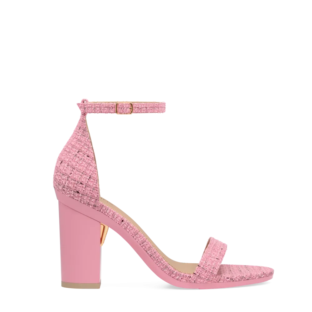 The Pashionista - Pink Tweed 4 Block