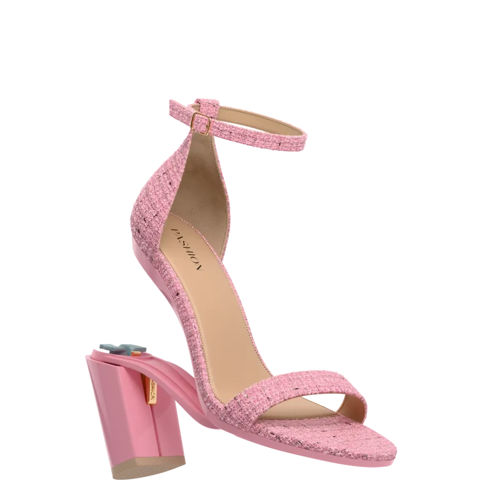 The Pashionista - Pink Tweed 4 Block