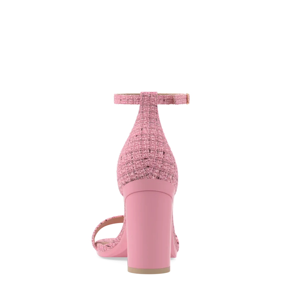 The Pashionista - Pink Tweed 4 Block
