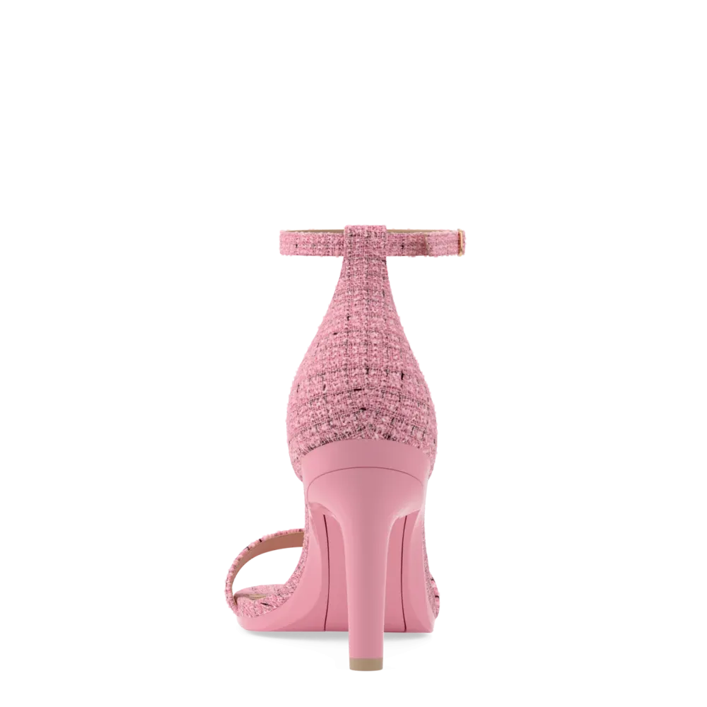 The Pashionista - Pink Tweed 4 Stiletto