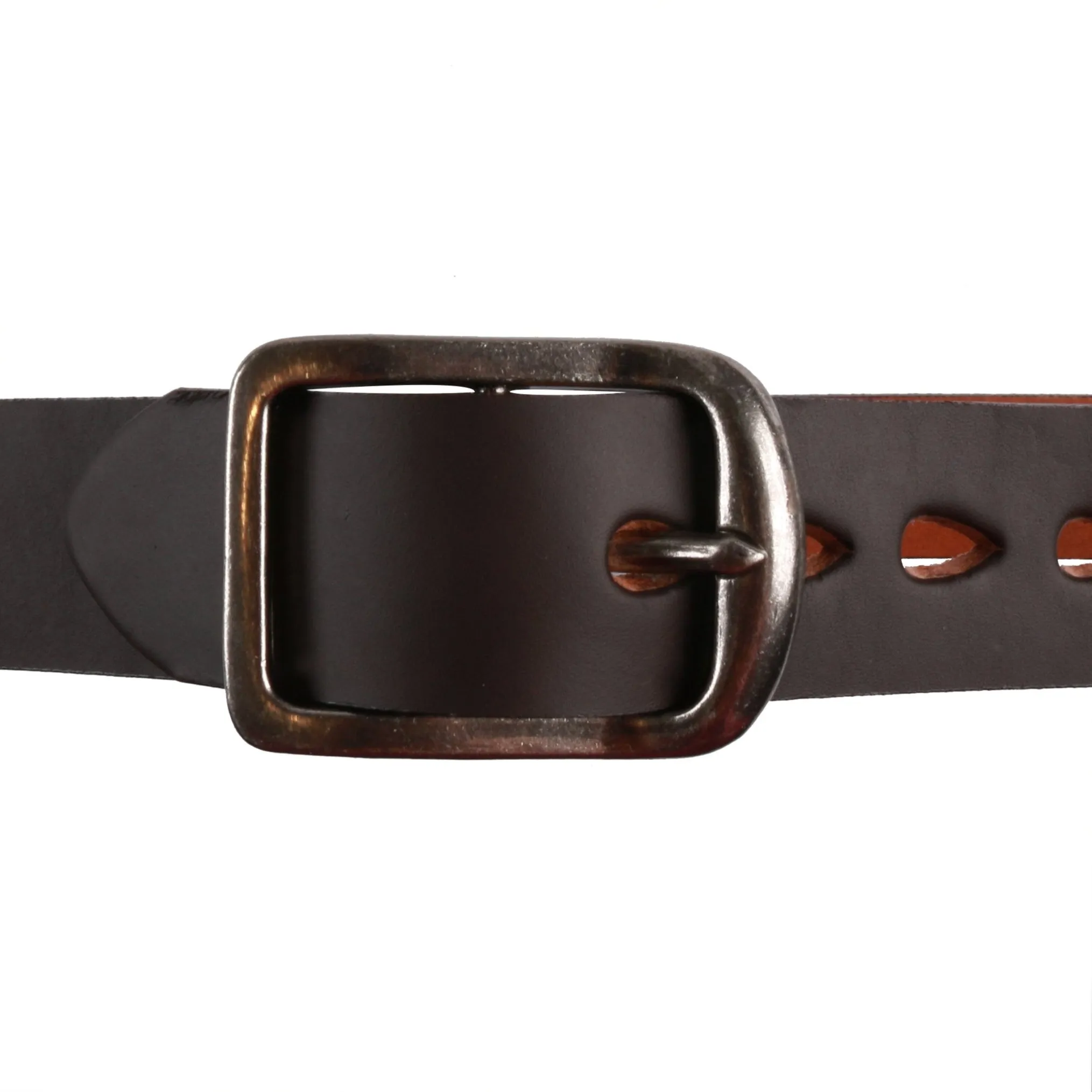 Thick Belt - 7mm Bovine Leather - Brown