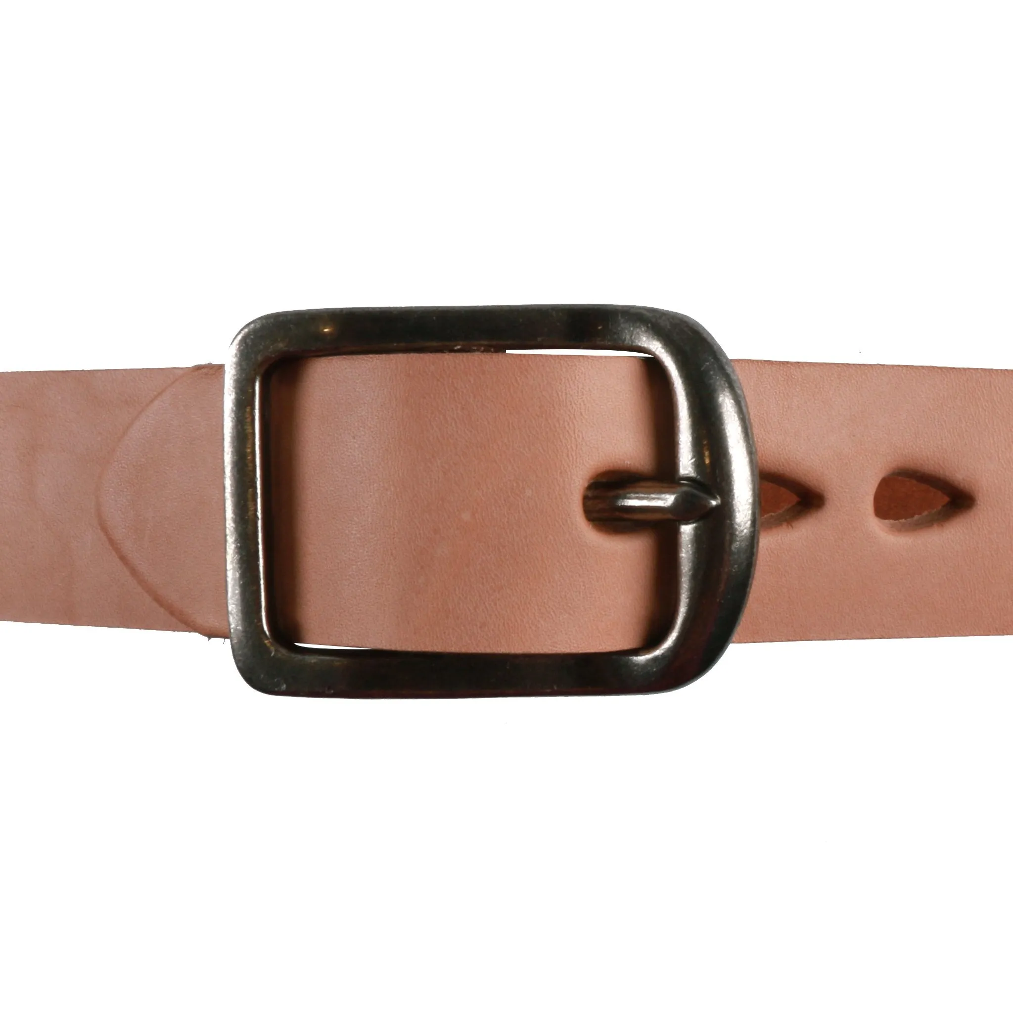Thick Belt - 7mm Bovine Leather - Natural Tan