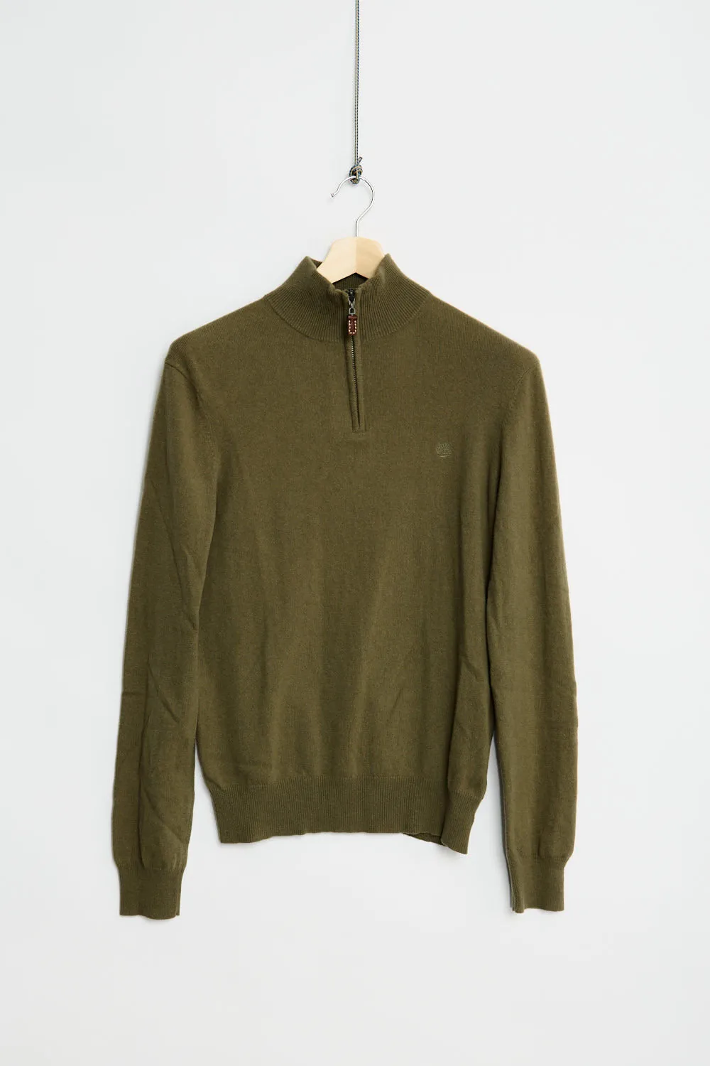 Timberland cashmere quarter zip (M)