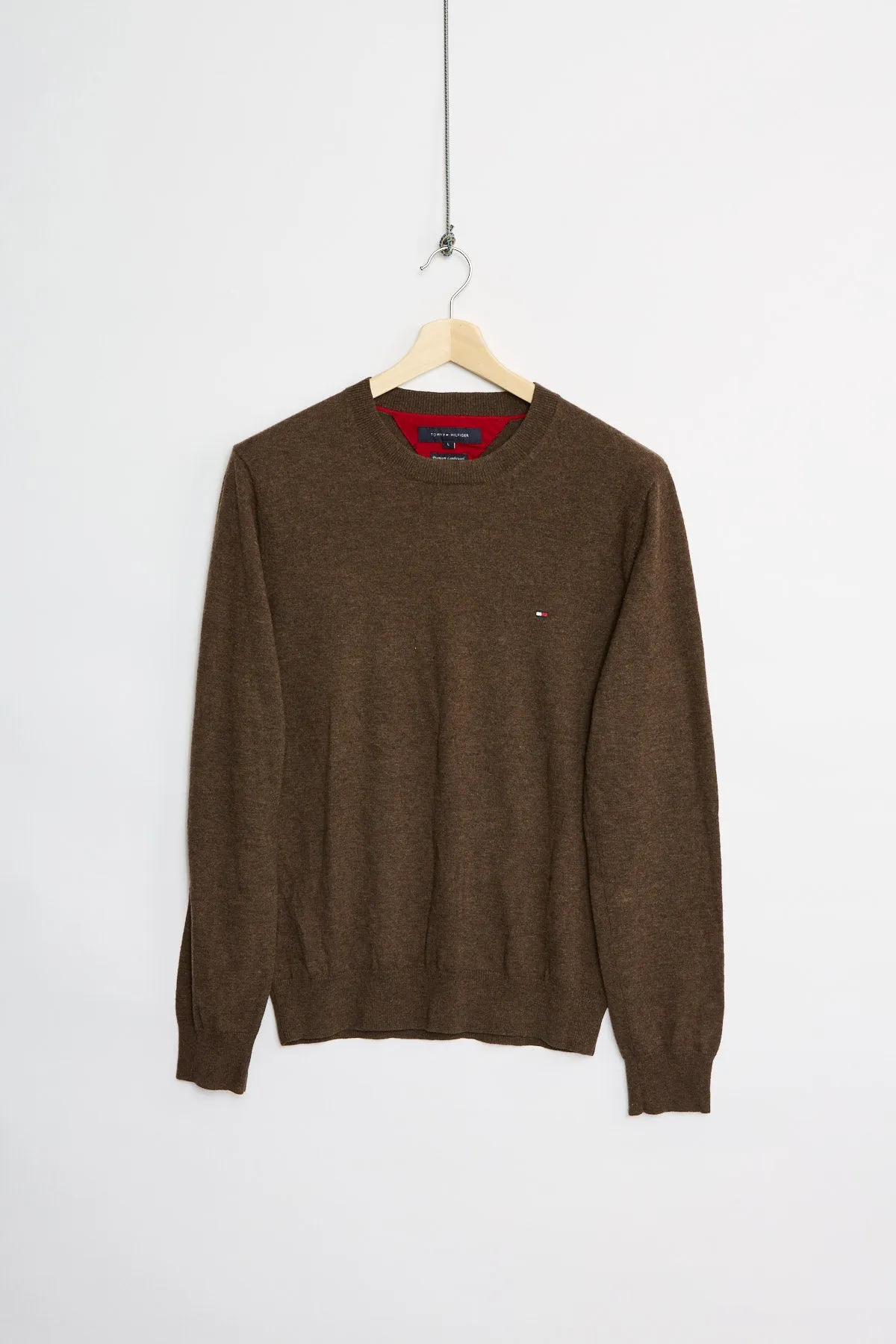 Tommy Hilfiger light lambswool sweater (L)