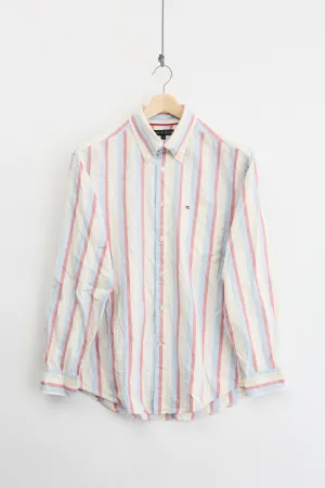 Tommy Hilfiger striped Oxford shirt (L)