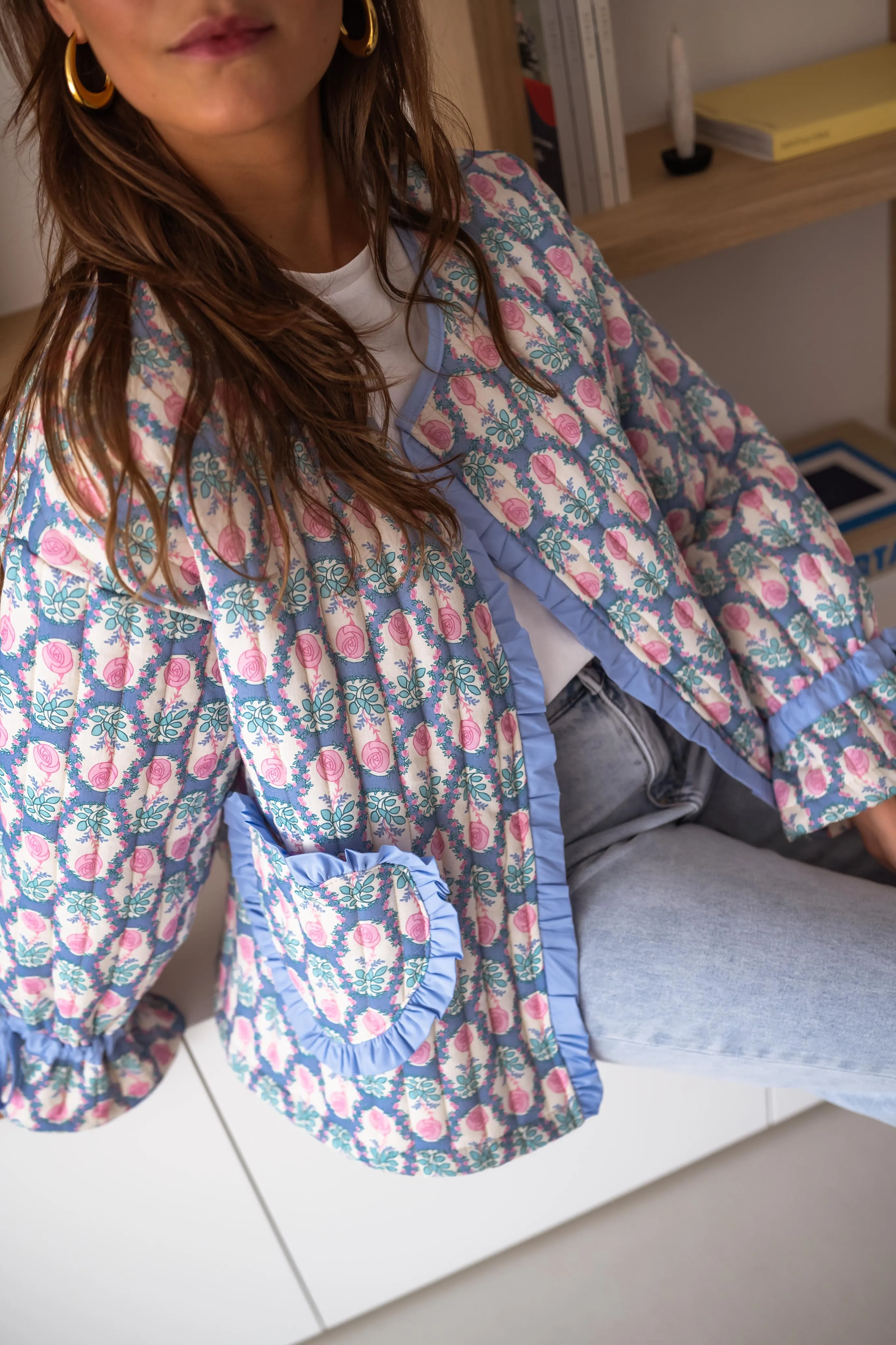 Veste Layna - à fleurs