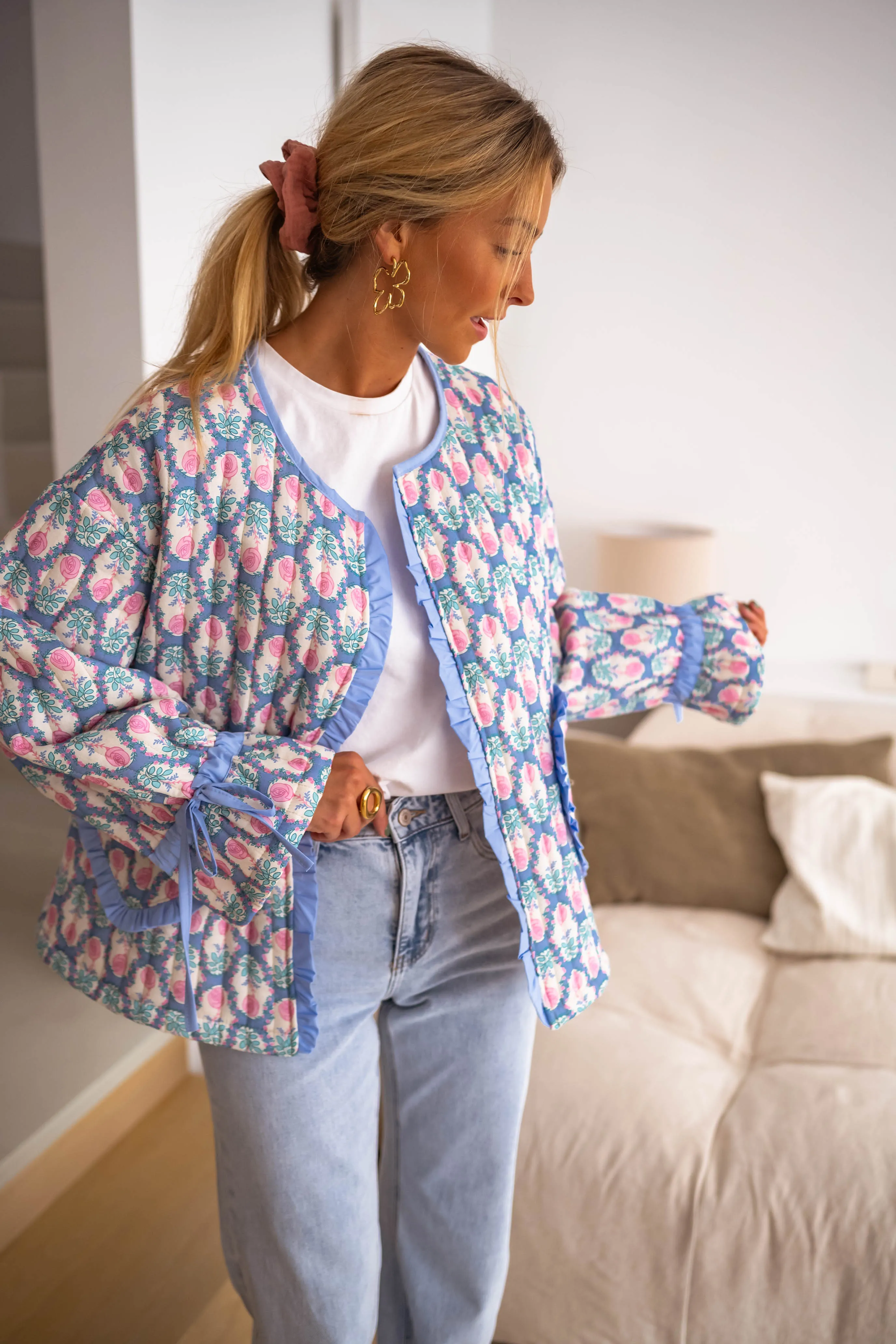 Veste Layna - à fleurs