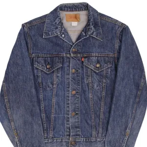 VINTAGE LEVIS DENIM JACKET TYPE 3 SINGLE STITCH 2 POCKETS SIZE 40 MADE IN USA