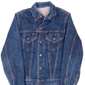 VINTAGE LEVIS TYPE 3 DENIM JACKET SINGLE STITCH BIG E SIZE 34 1970S MADE IN USA