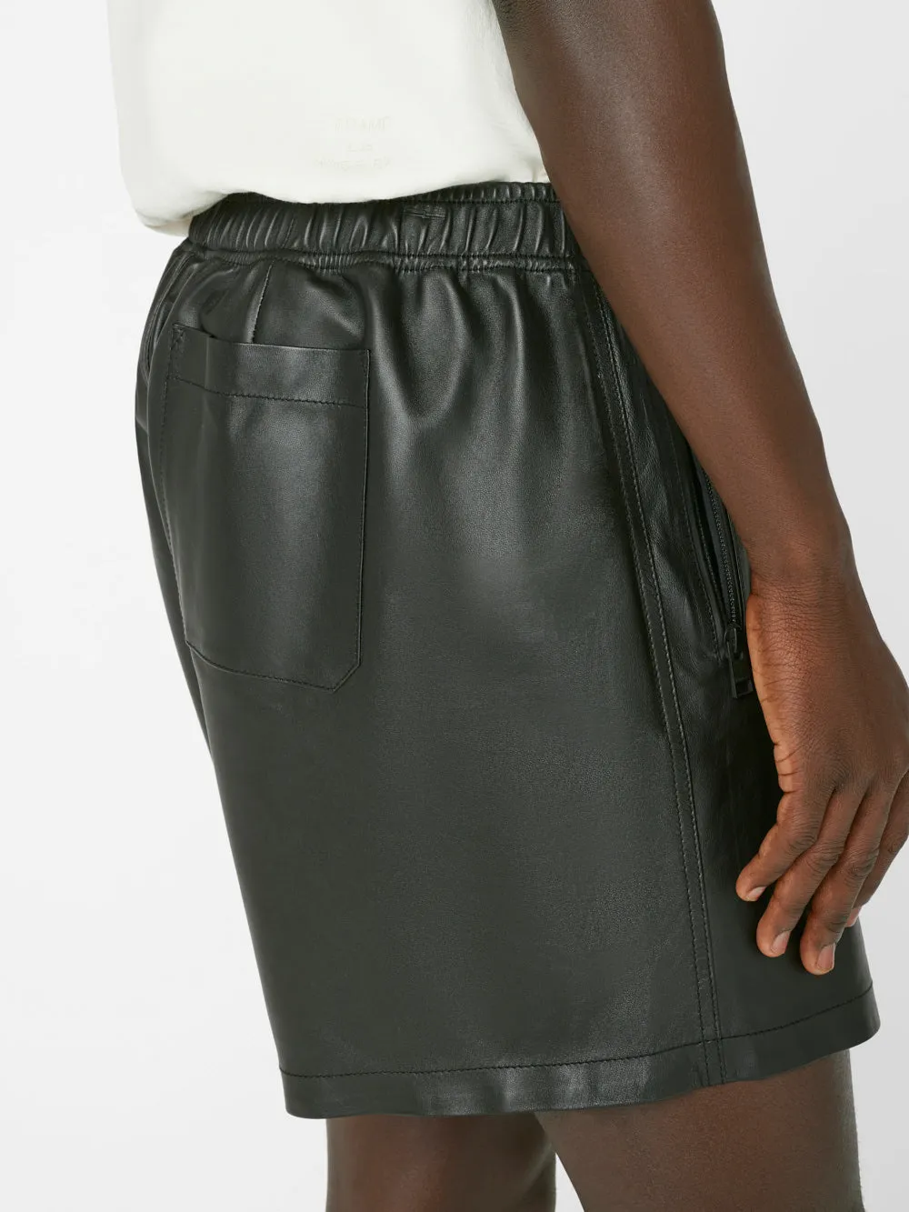 Volley Leather Short -- Noir