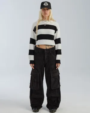 W Legacy. 24. 2 Wale Corduroy. Black.
