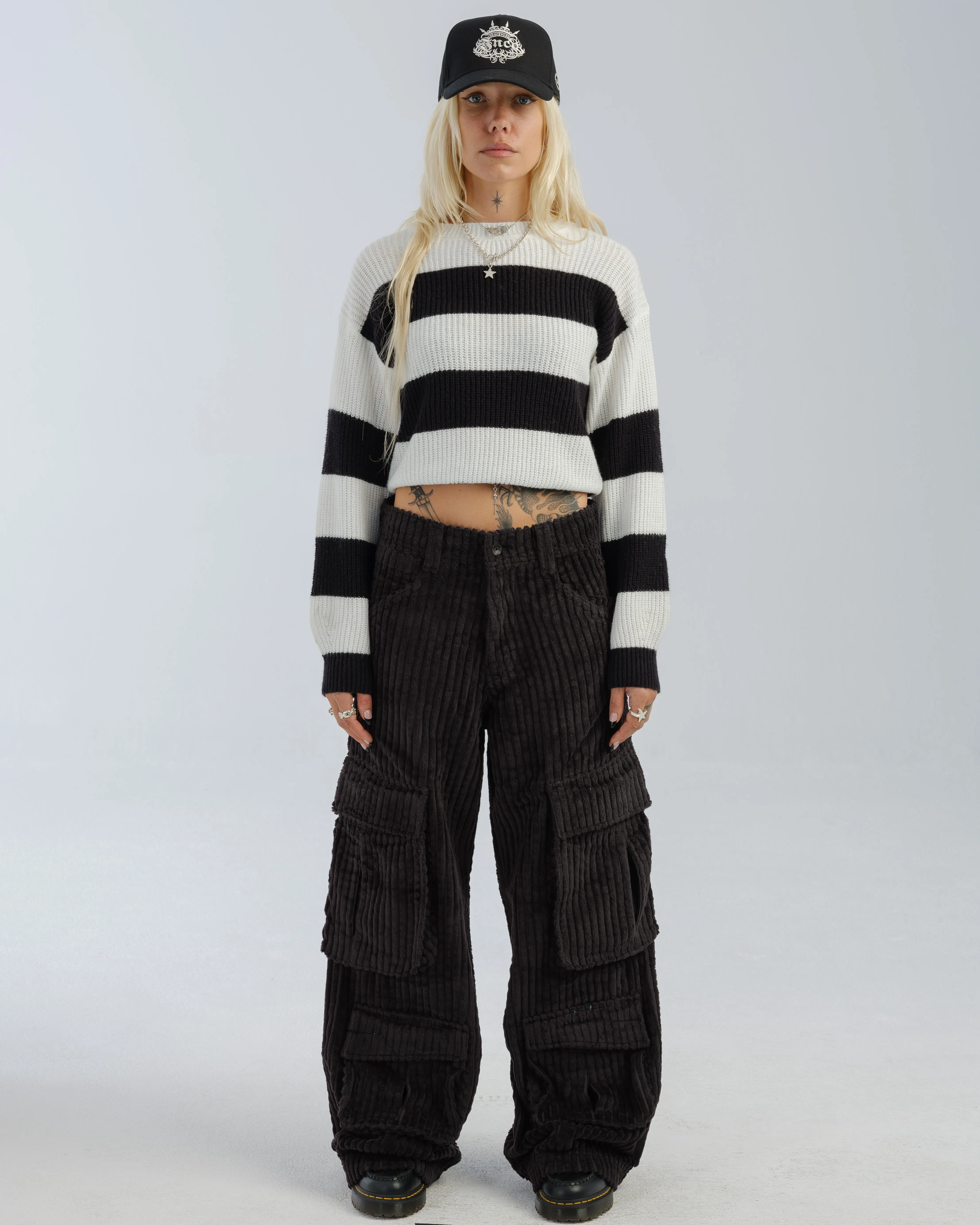 W Legacy. 24. 2 Wale Corduroy. Black.