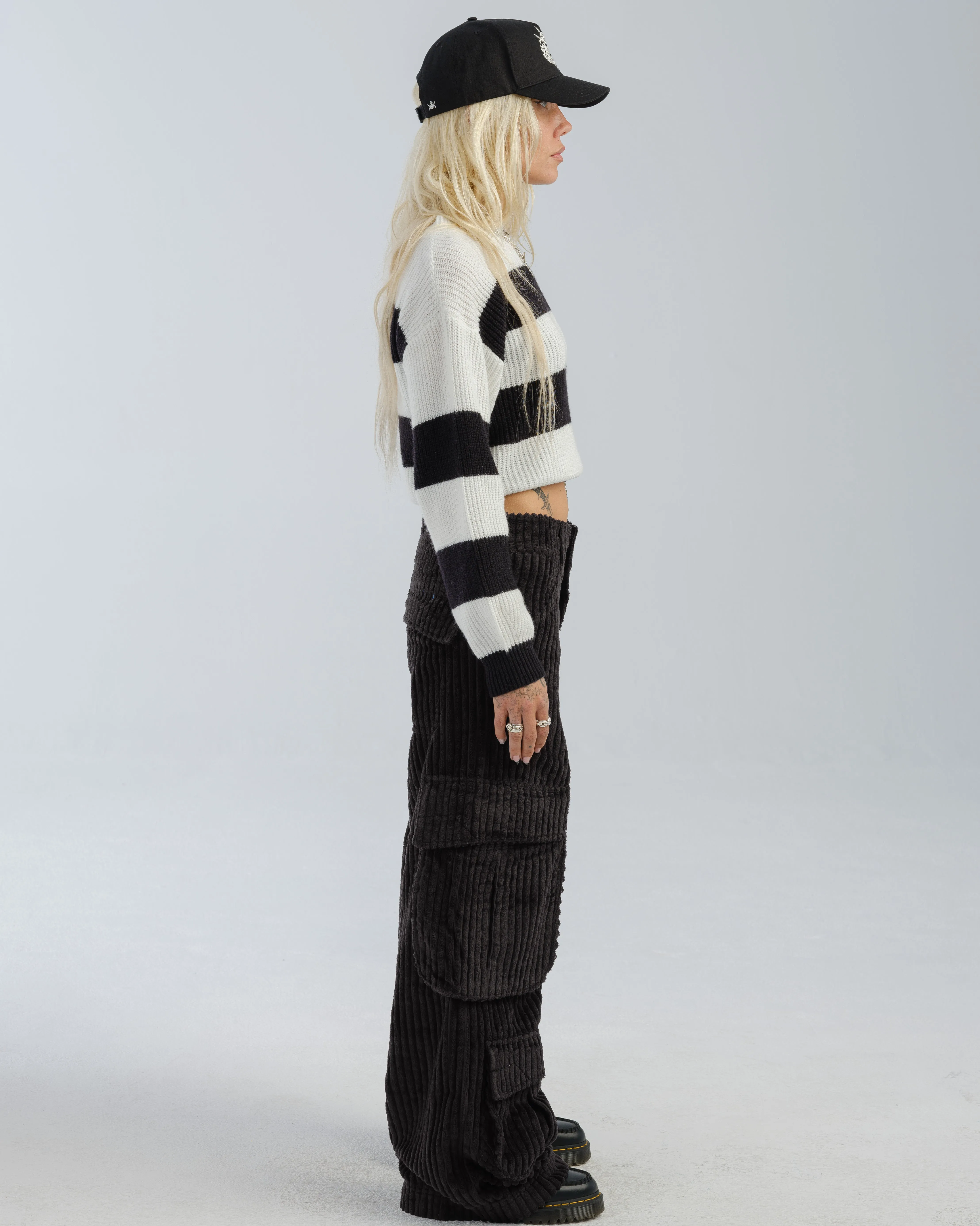 W Legacy. 24. 2 Wale Corduroy. Black.