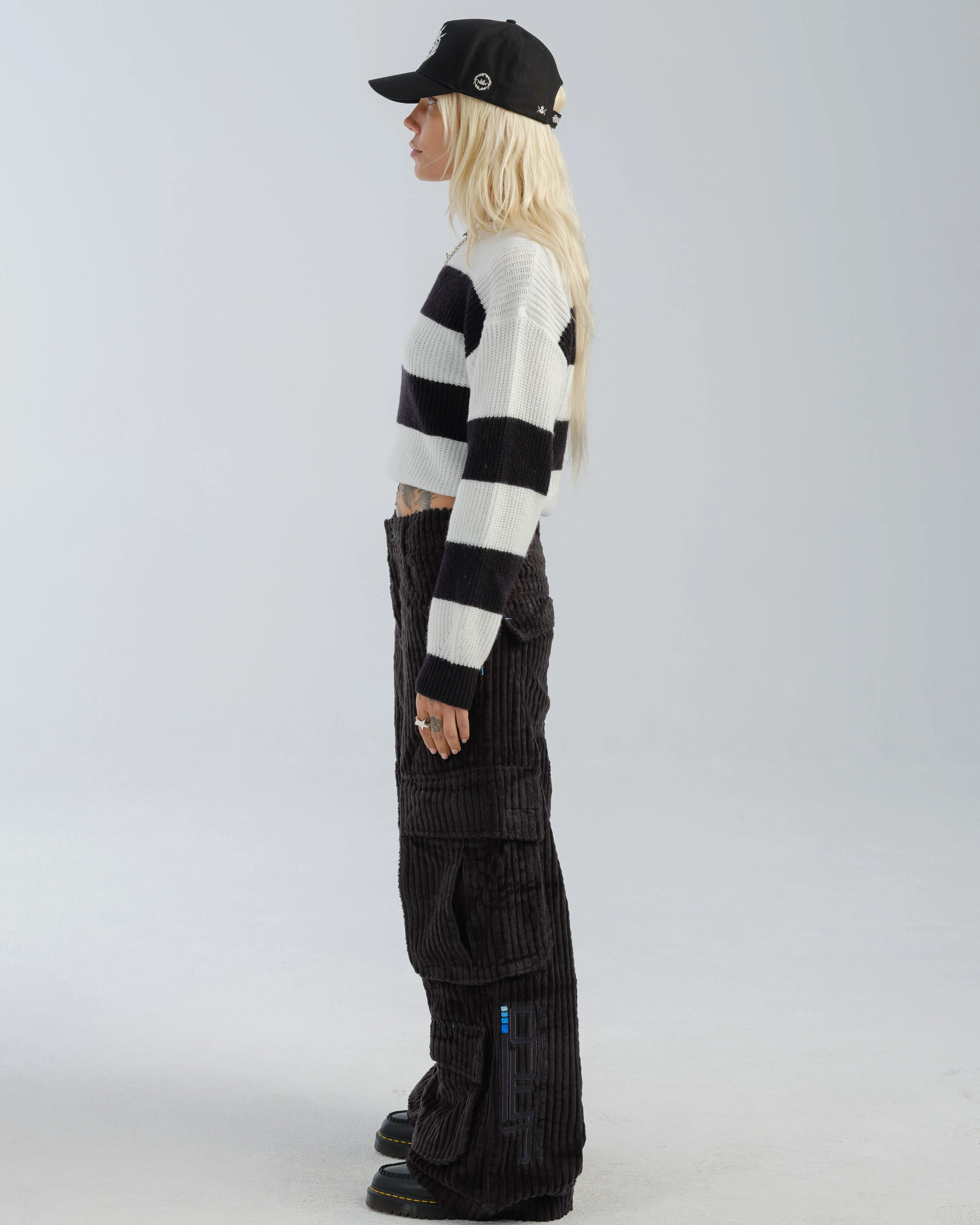 W Legacy. 24. 2 Wale Corduroy. Black.